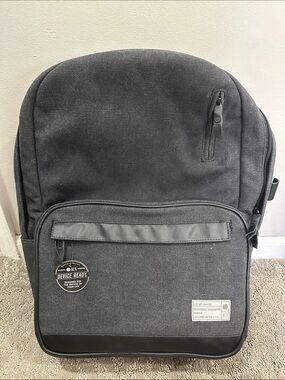Men's Charcoal Device-Ready Backpack - Travel & Work